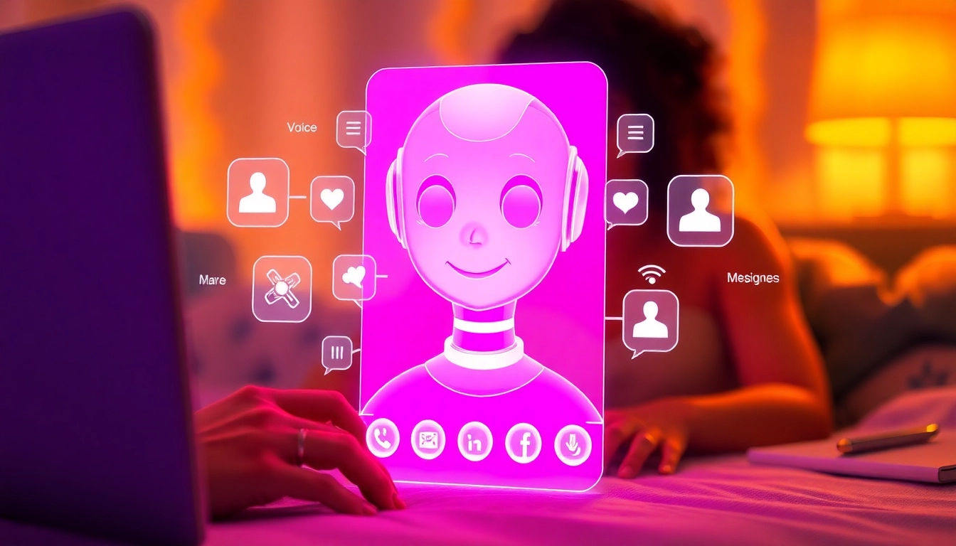 An engaging AI chat interface designed for intimate conversations.