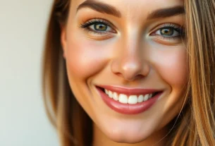 Fadenlifting Zürich: Gentle facial lifting procedure demonstrating natural, youthful results on a smiling woman for aesthetic enhancement.