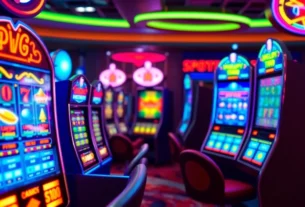 Online betting platform homepage featuring https://pakpoltoto.org with lively slot machines and lottery elements, designed to attract players securely.