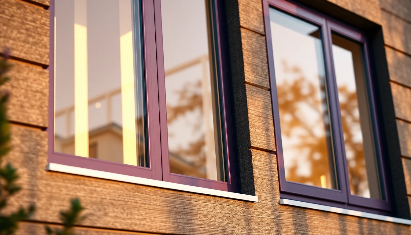 High-quality okna aluminiowe bydgoszcz in a modern home with colorful frames, showcasing durability and sleek design for energy efficiency.