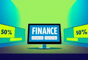 Bold cfi coupon discount promotion showcasing savings on finance courses with active code input on screen.