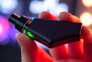 Vozol Puff disposable vape device in a user’s hand showing its sleek design, highlighting puff capacity and stylish appearance for vape enthusiasts.