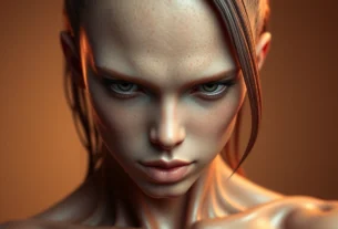 High-quality NSFW AI artwork showcasing hyper-realistic human figures with detailed facial expressions and sensual pose for 2025.