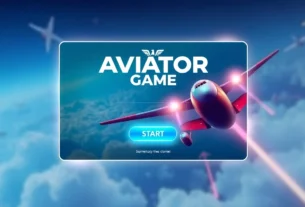 Aviator Game Login screen showcasing the user interface with aircraft graphics and vibrant colors for easy access.
